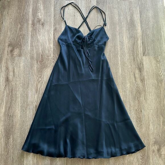 Hugo Boss Silk Strappy Back Dress - Picture 1 of 9